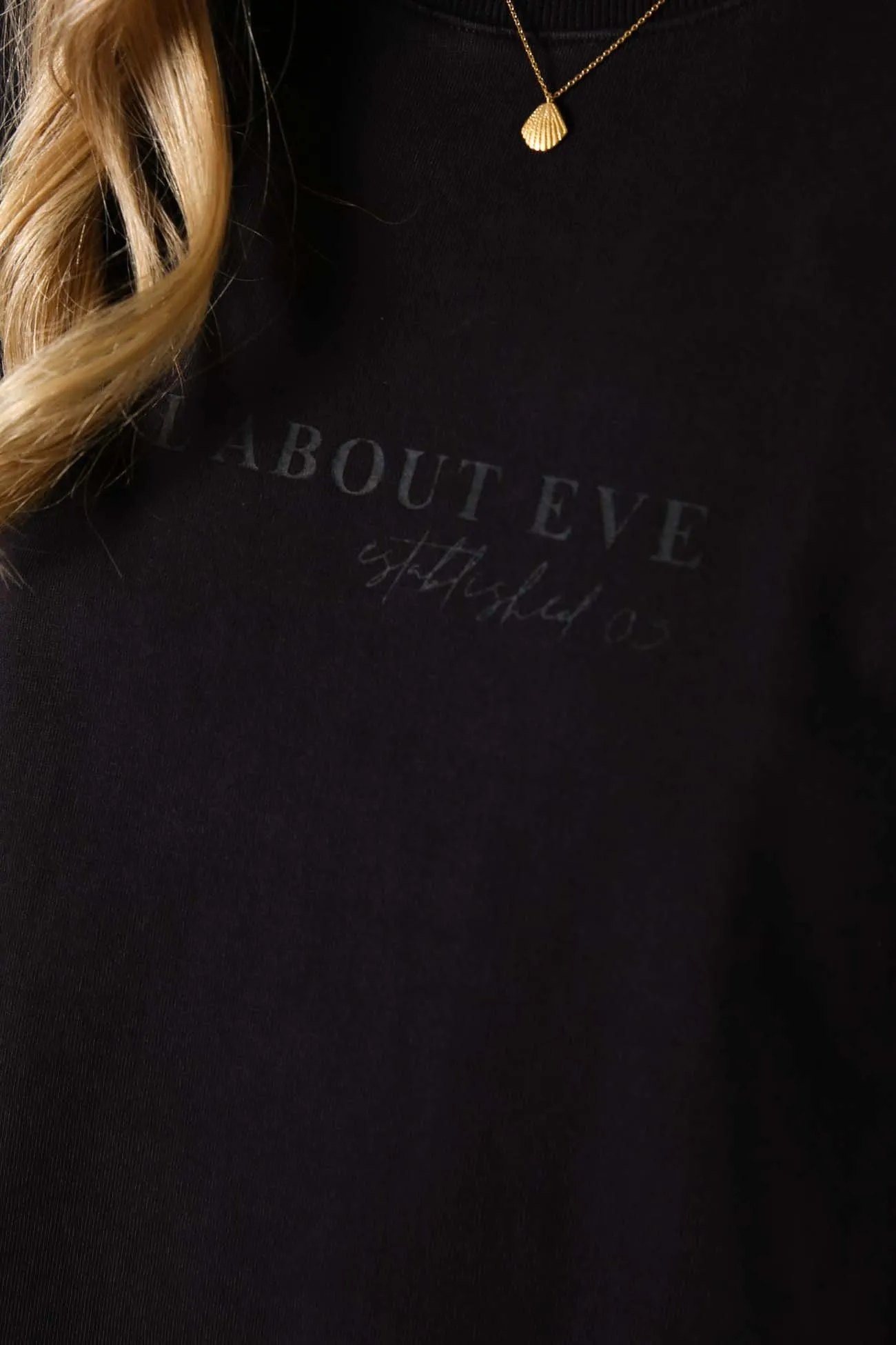 AAE Washed Tee Dress Washed Black