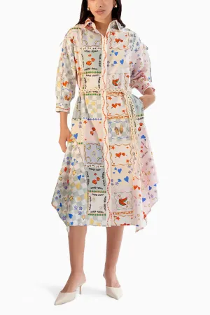 Alba Boardgame Maxi Dress