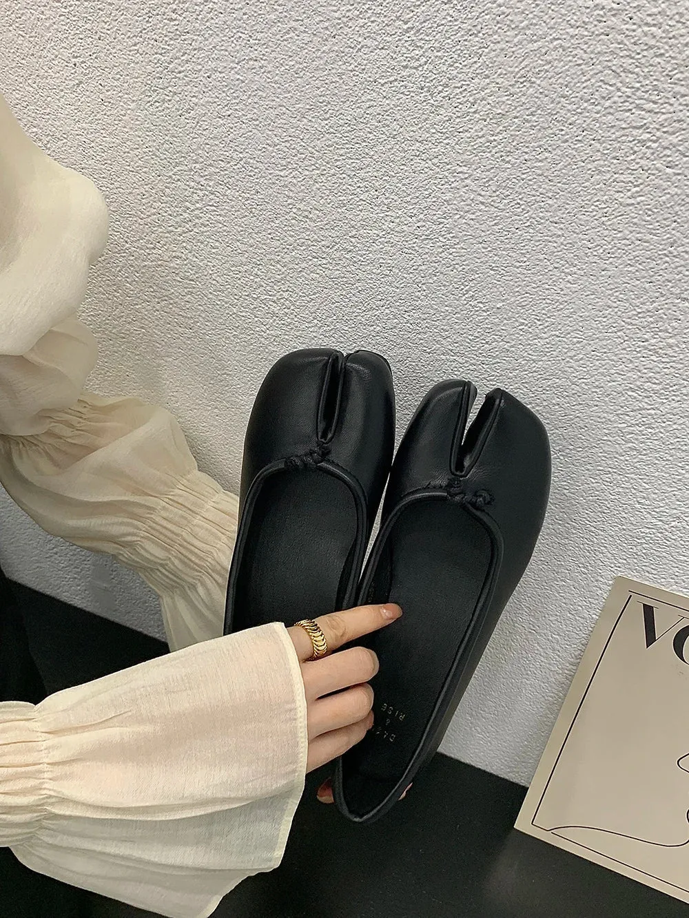 binfenxie  -  Clip Toe Women Loafers Black Beige Silver Brown Autumn Spring Dress Shoes Woman Low Flat Heeled 2024 New Arrivals Casual Ballet