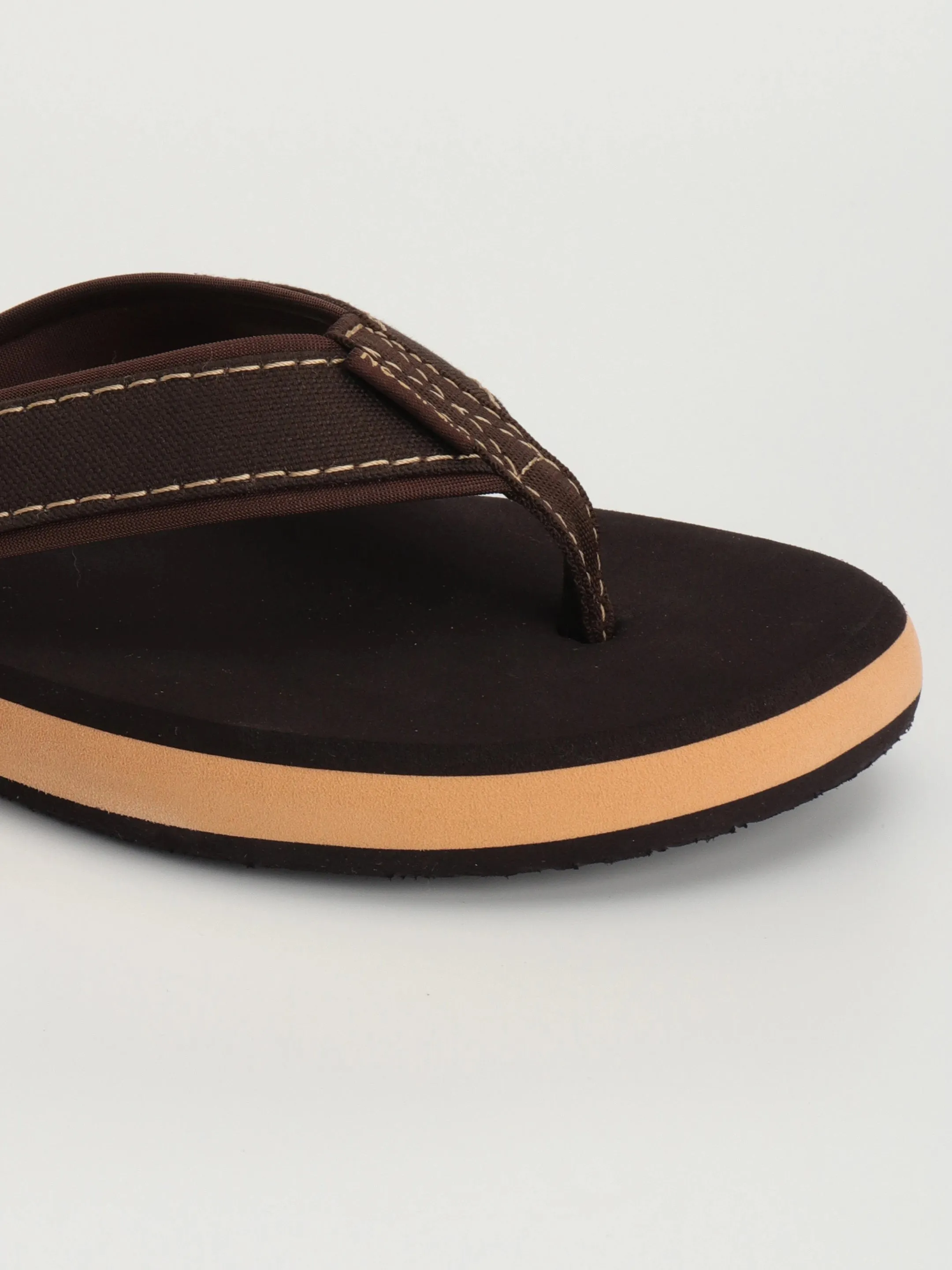 Canvas Angular Brown Slippers – Stylish Comfort for Everyday Wear For Women