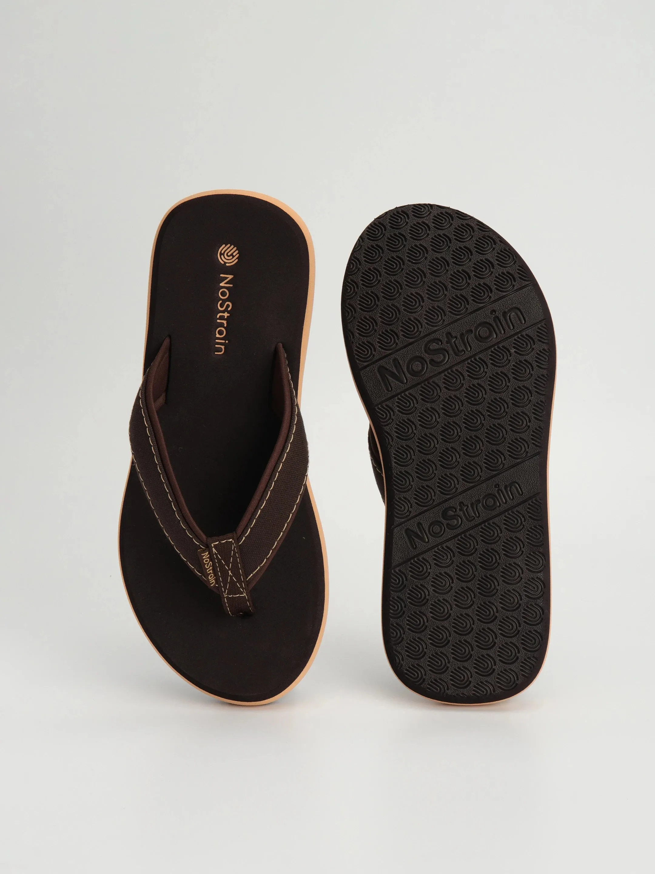 Canvas Angular Brown Slippers – Stylish Comfort for Everyday Wear For Women