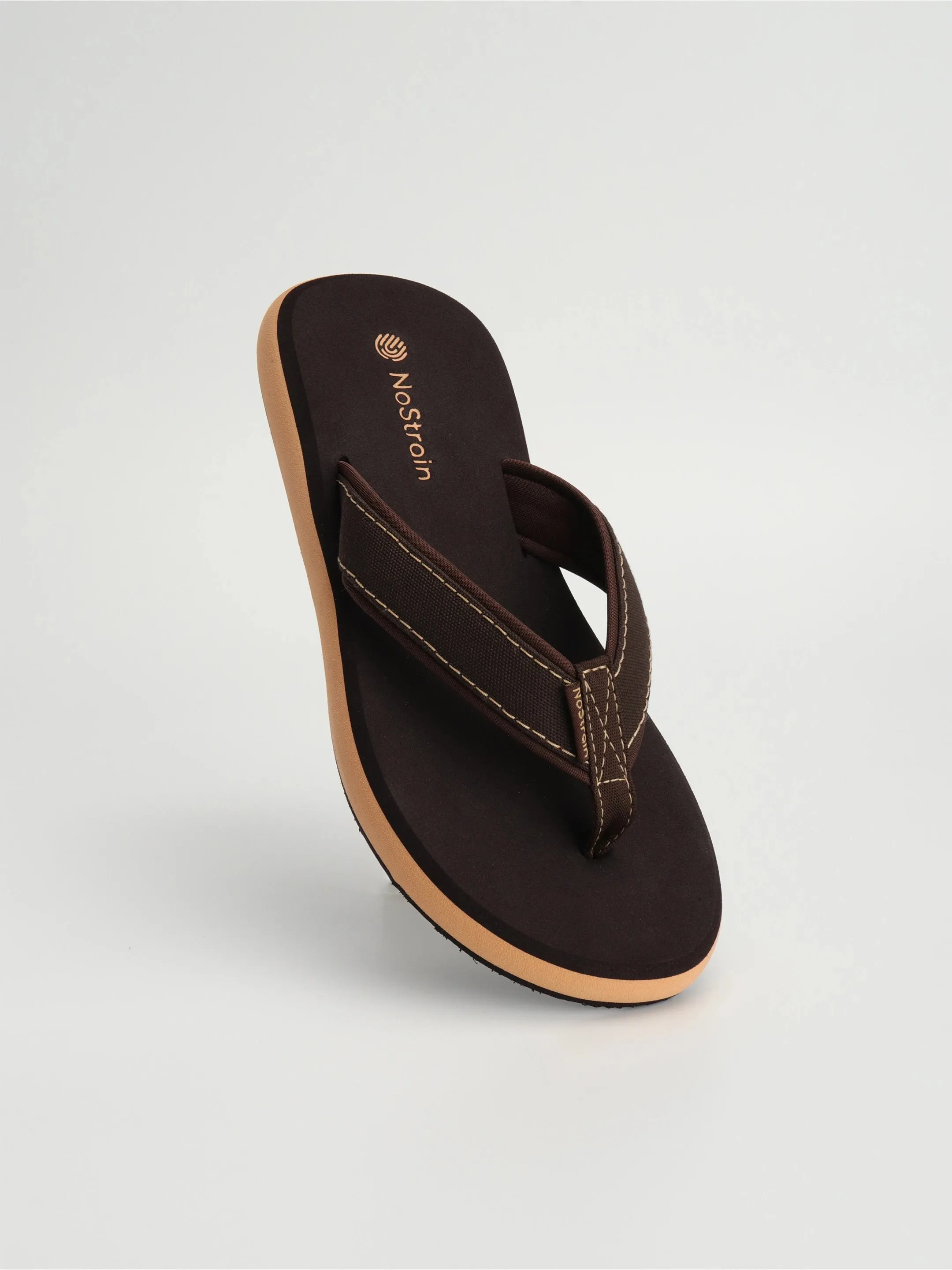 Canvas Angular Brown Slippers – Stylish Comfort for Everyday Wear For Women
