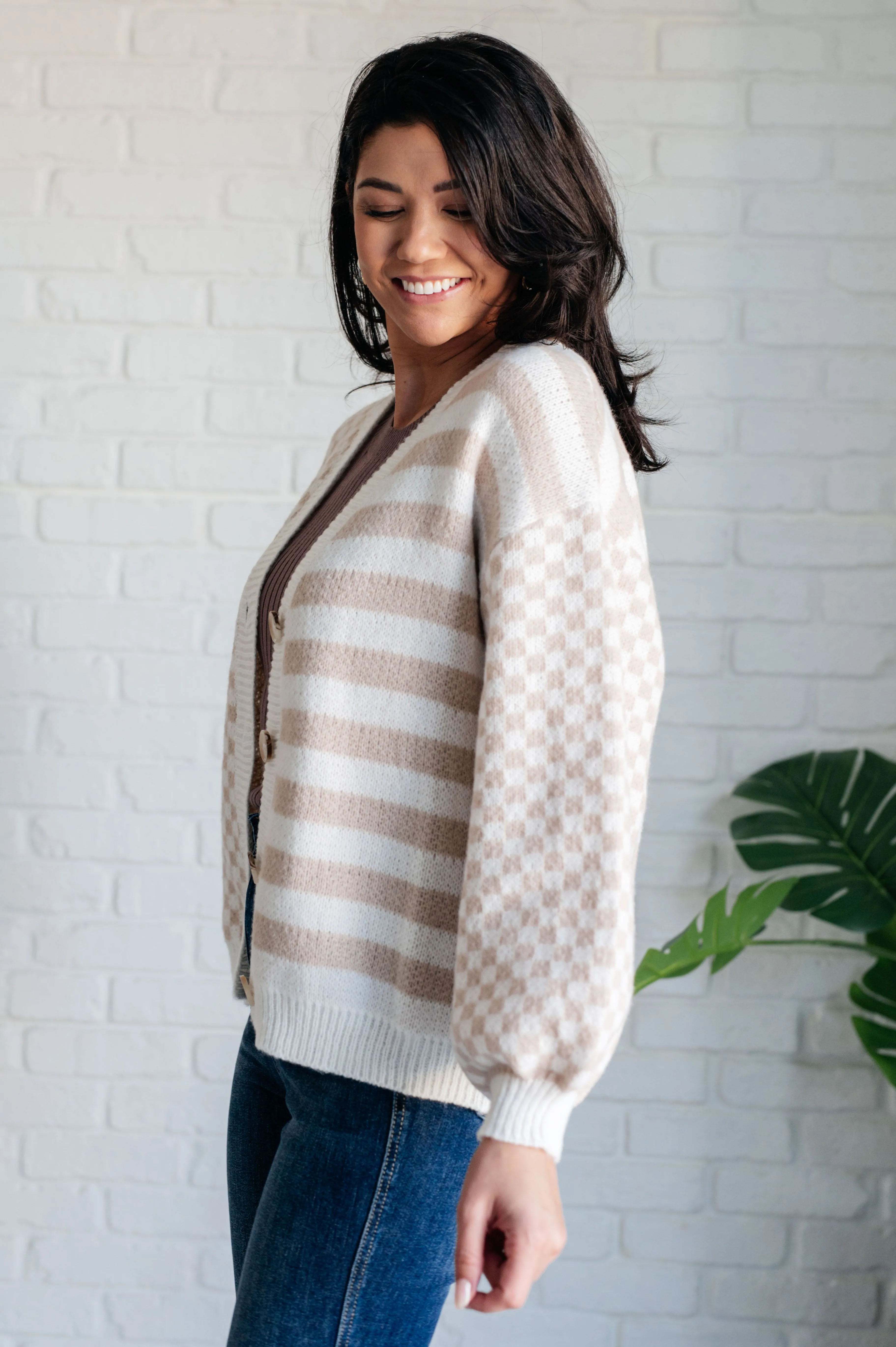 Check That Line Cardigan - 12/19/2024