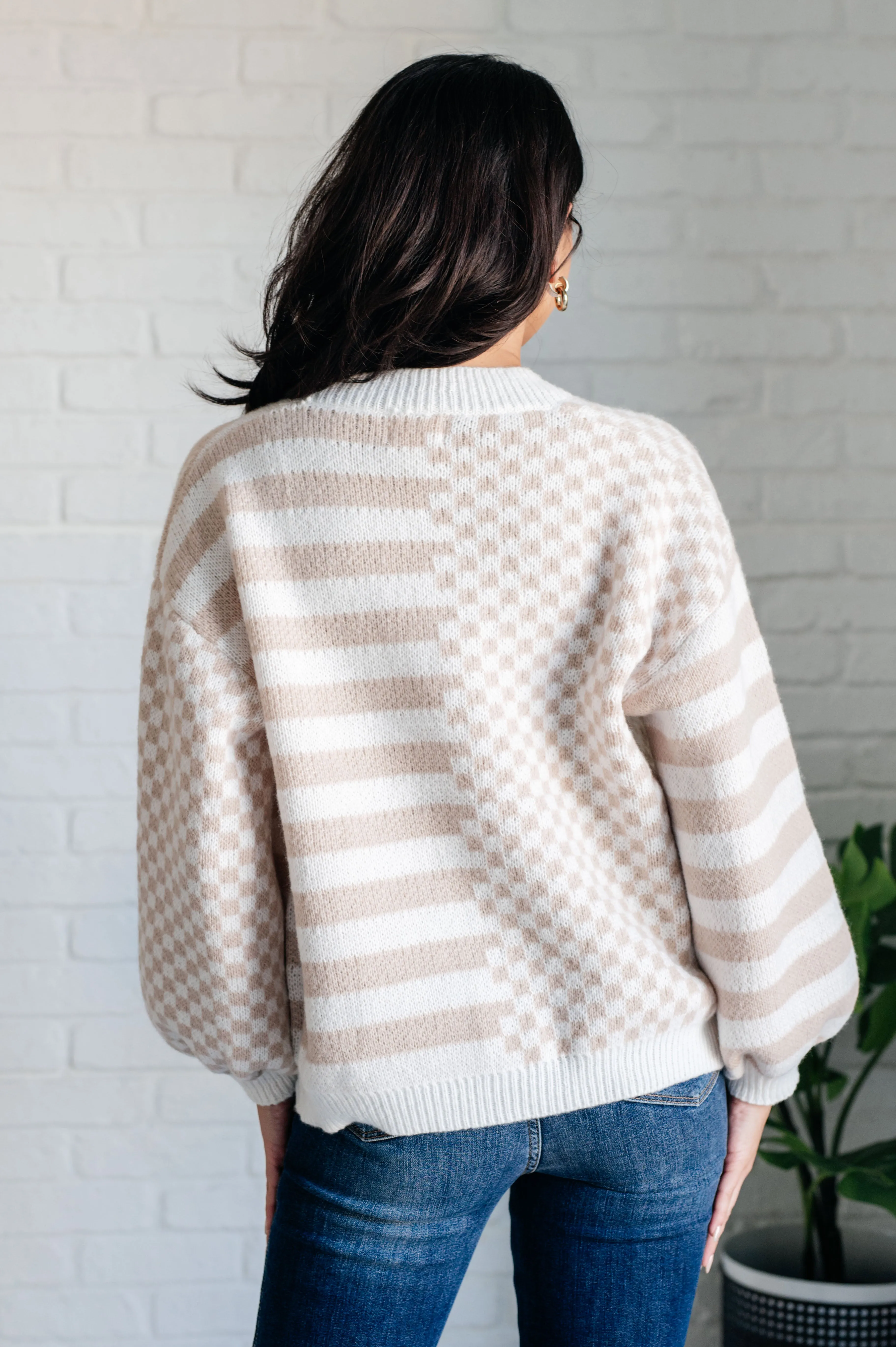 Check That Line Cardigan - 12/19/2024