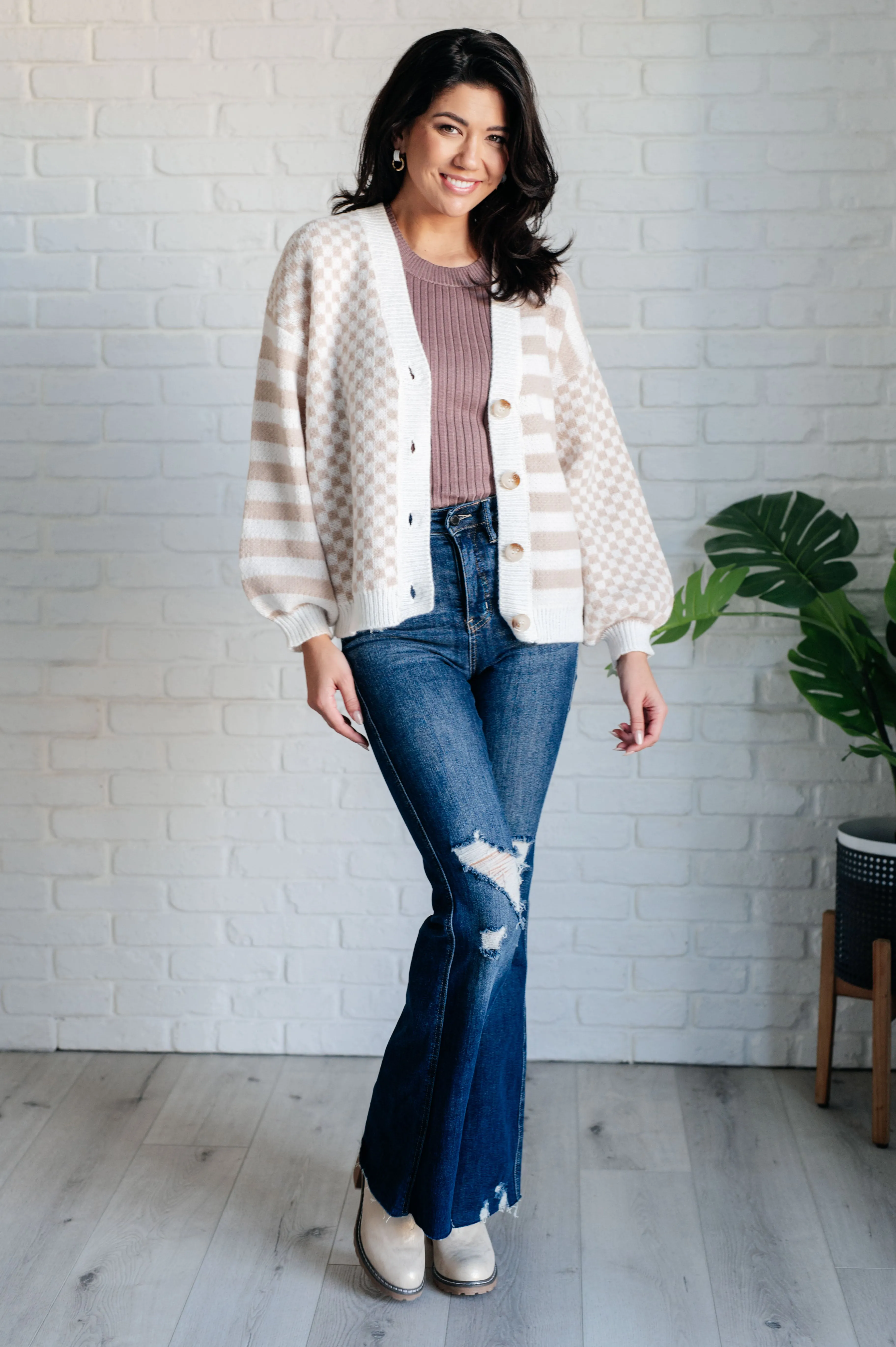 Check That Line Cardigan - 12/19/2024