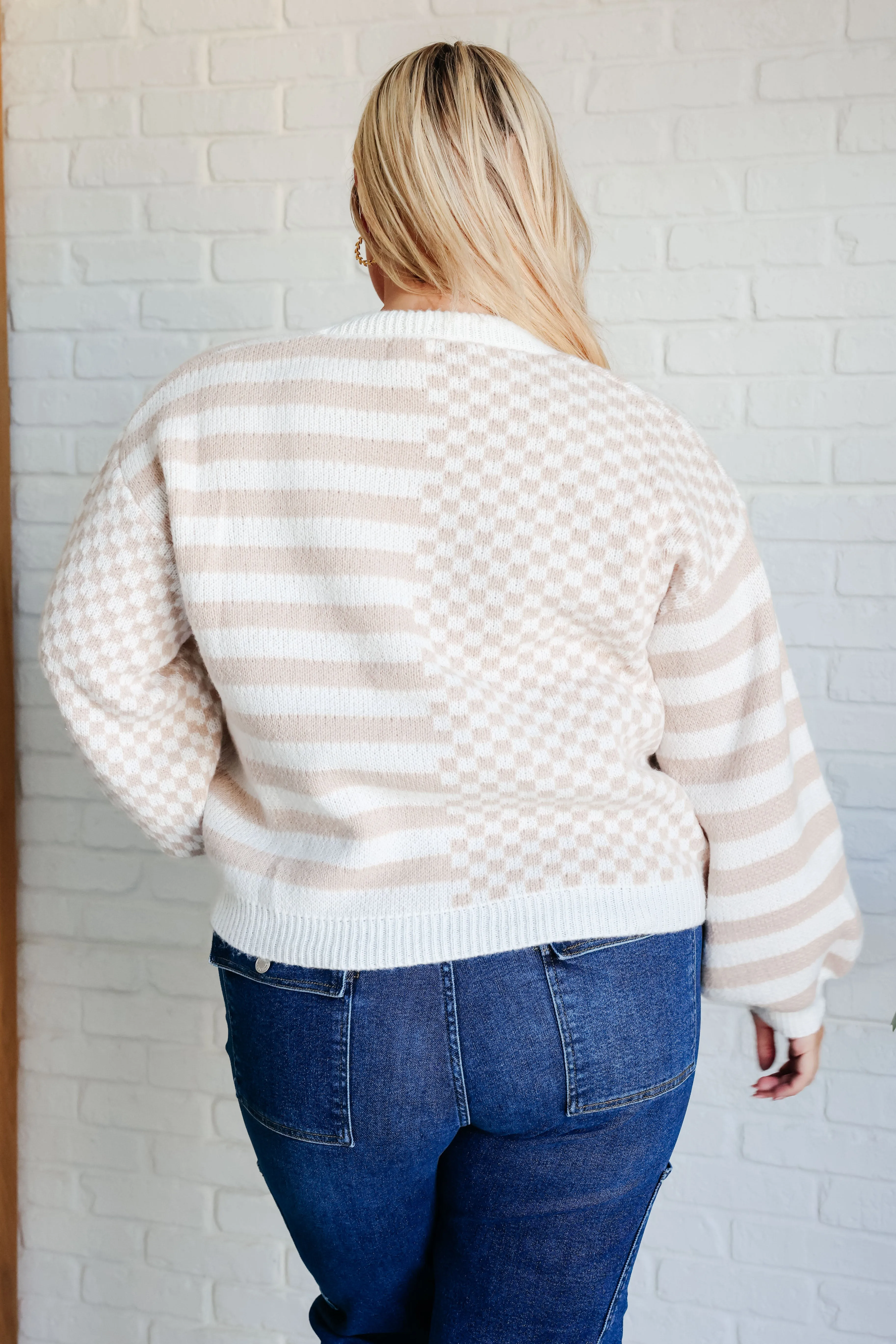 Check That Line Cardigan - 12/19/2024