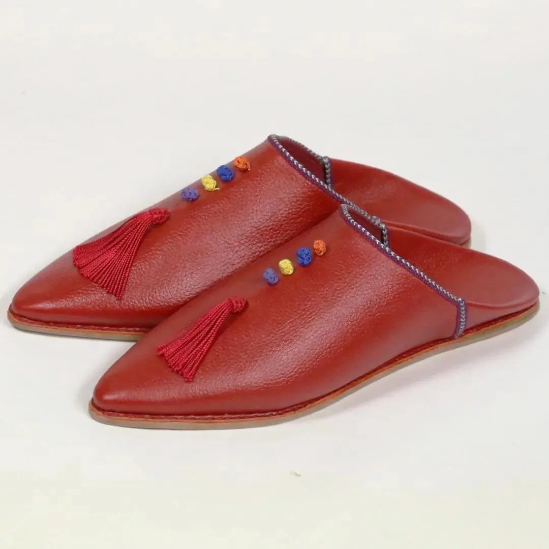 Coloria Leather Slippers for Women