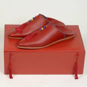 Coloria Leather Slippers for Women