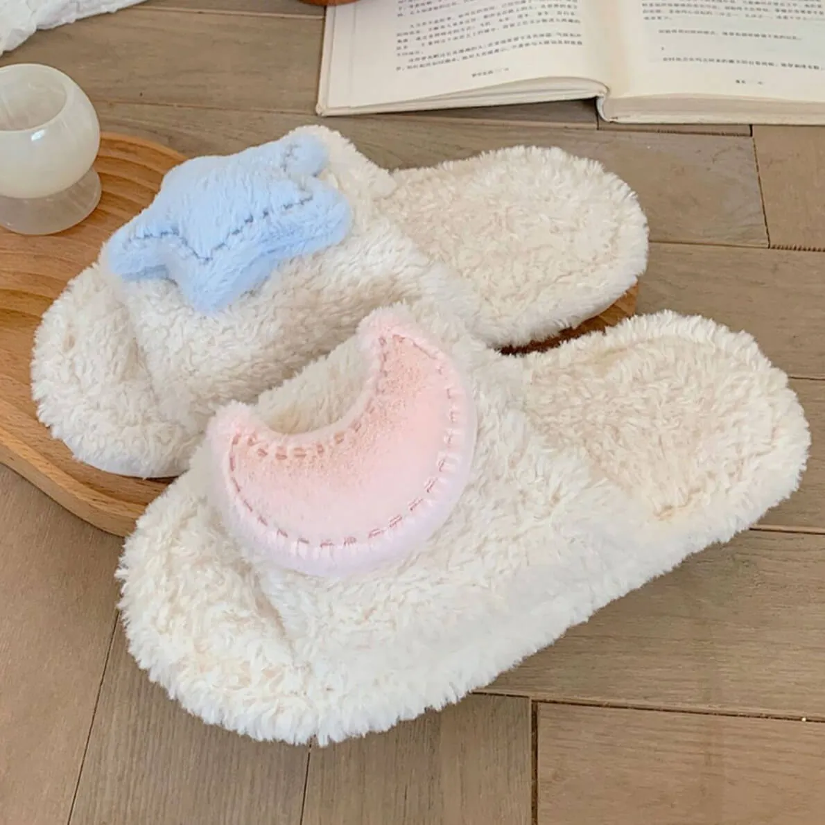 Cute Star Moon Slippers