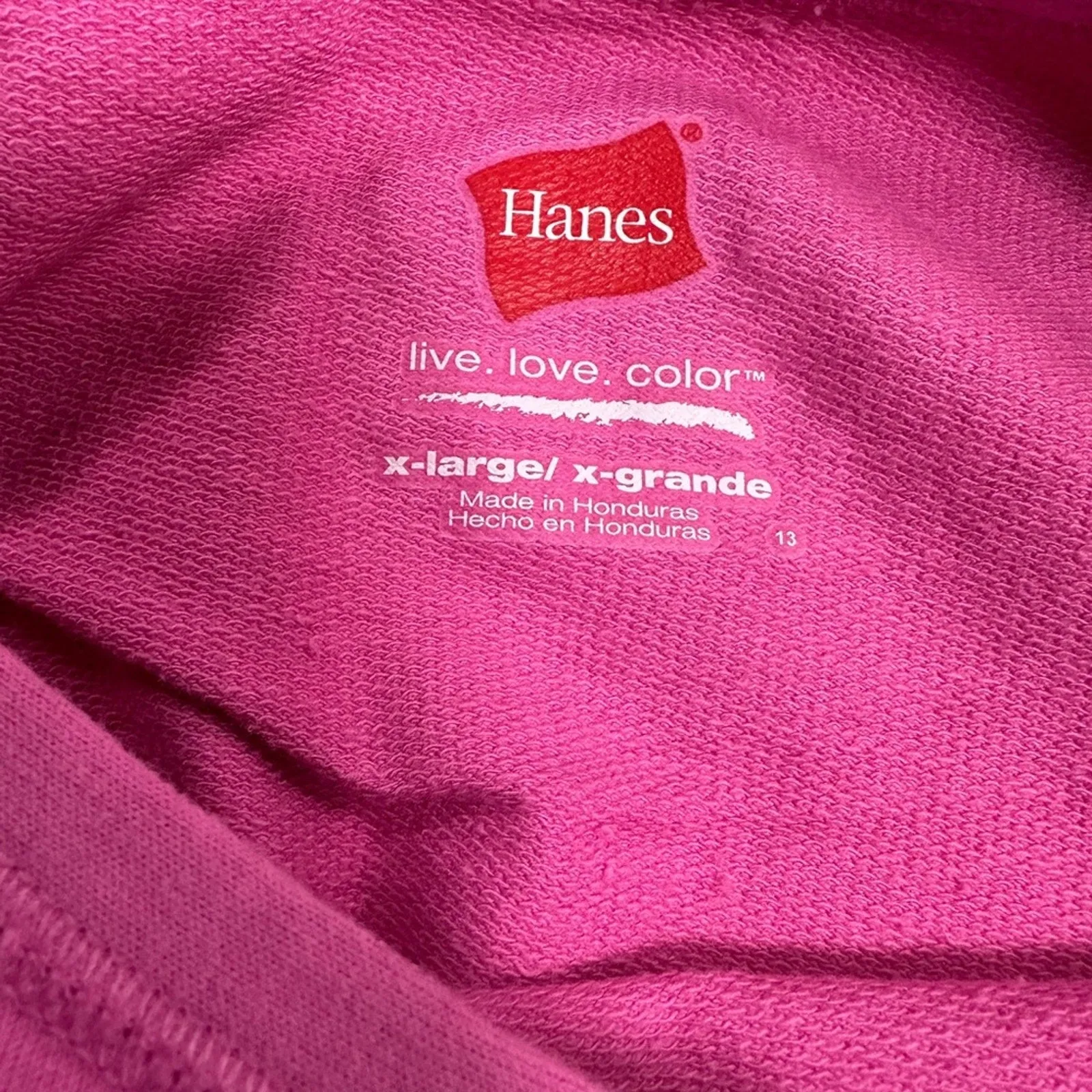 Hanes Pink Relaxed Boxy Sweatshirt