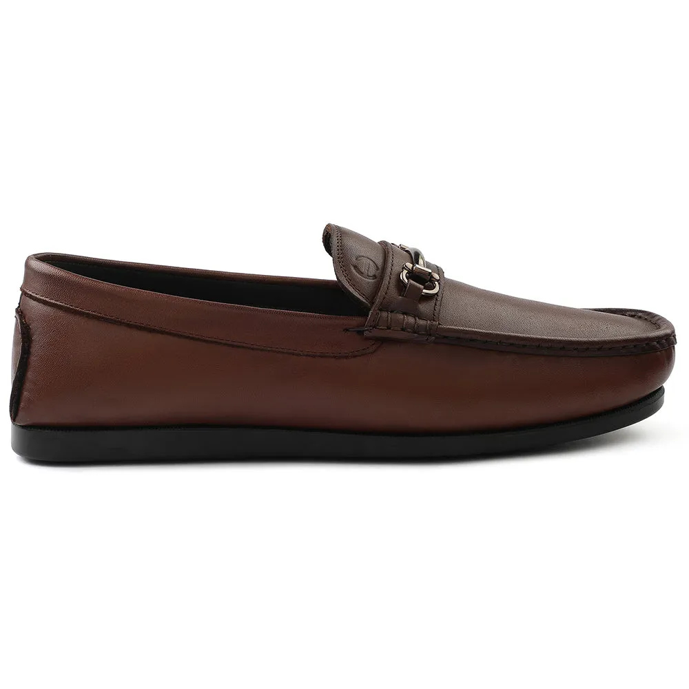 Healers Brown Casual Loafers For Men S201-01 By Liberty