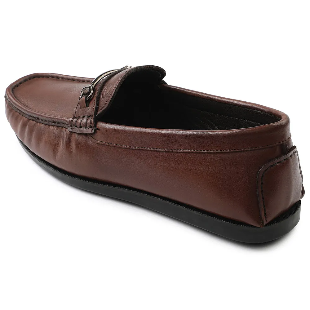 Healers Brown Casual Loafers For Men S201-01 By Liberty