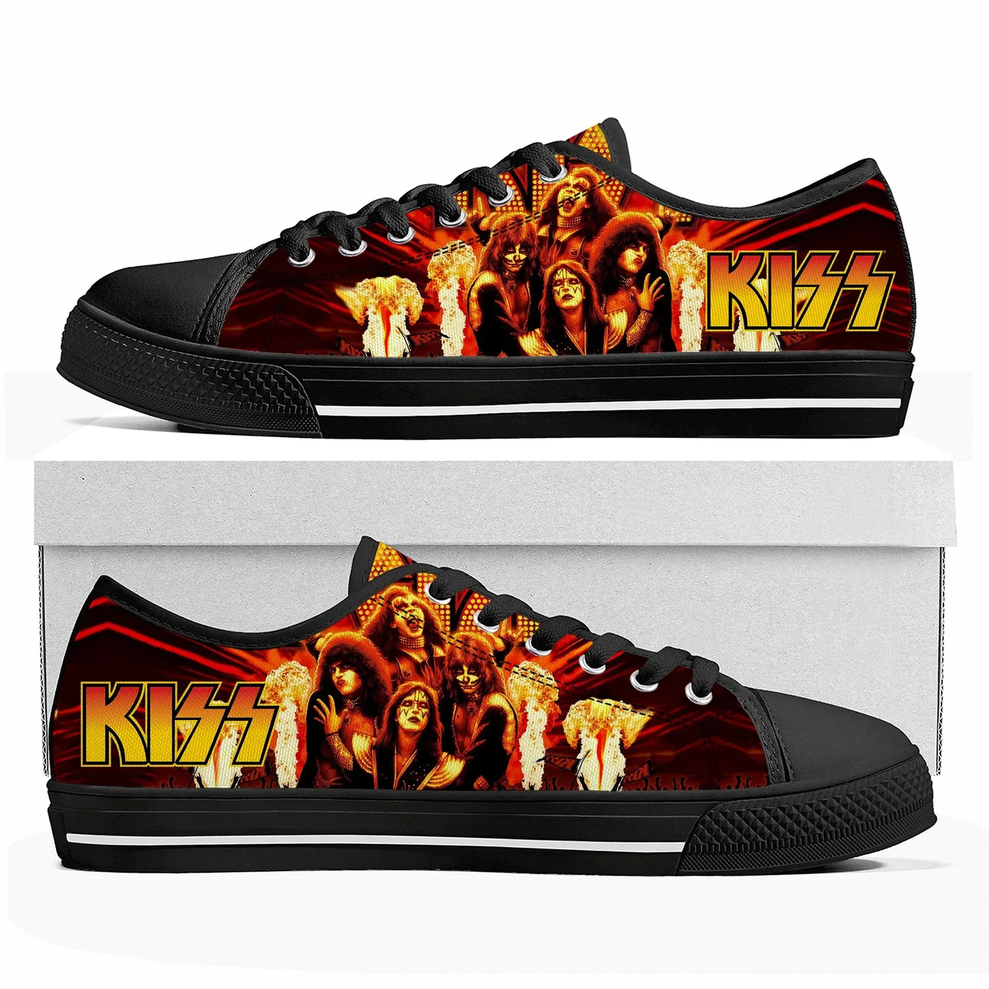 KISS My Soles – High-Voltage Rock ‘N’ Roll Canvas Sneakers for Rebels & Road Warriors