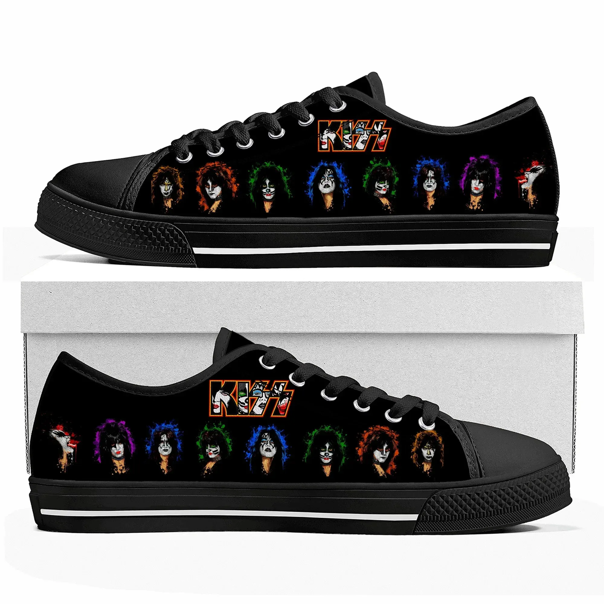 KISS My Soles – High-Voltage Rock ‘N’ Roll Canvas Sneakers for Rebels & Road Warriors