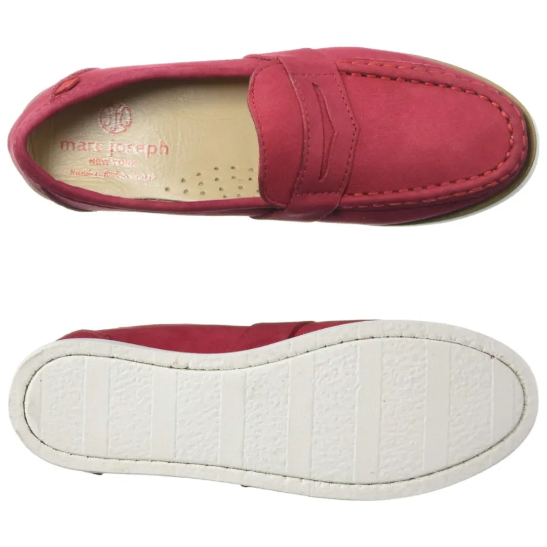 MARC JOSEPH Kid's Red Dumbo Loafers