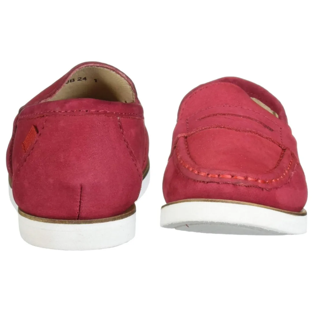 MARC JOSEPH Kid's Red Dumbo Loafers