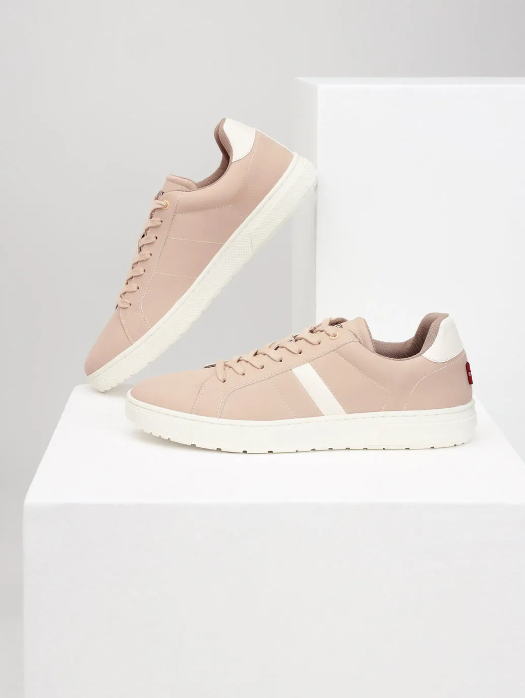 Men's Mauve Colorblock Sneakers