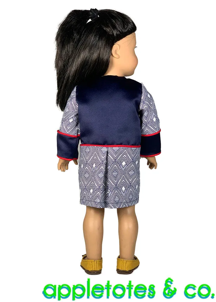 Milan Coat 18 Inch Doll Sewing Pattern