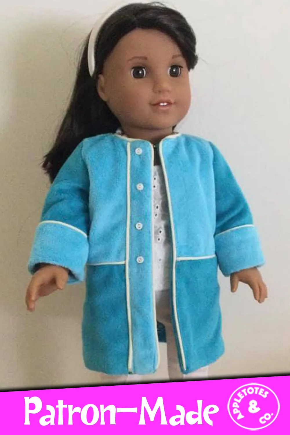 Milan Coat 18 Inch Doll Sewing Pattern