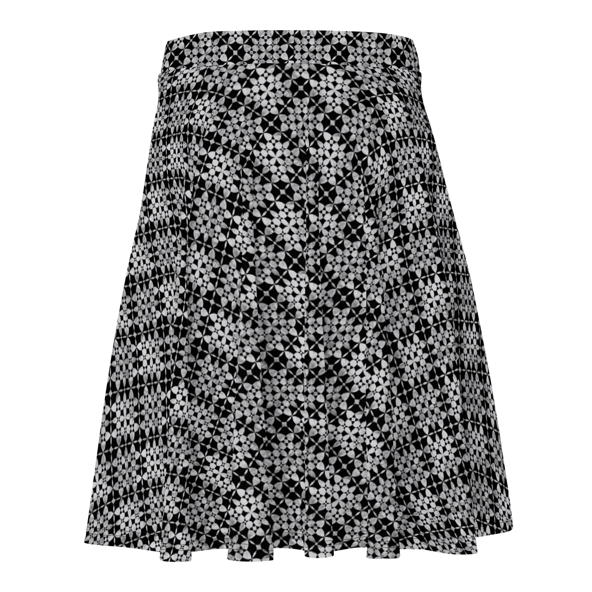Monochrome Skater Skirt