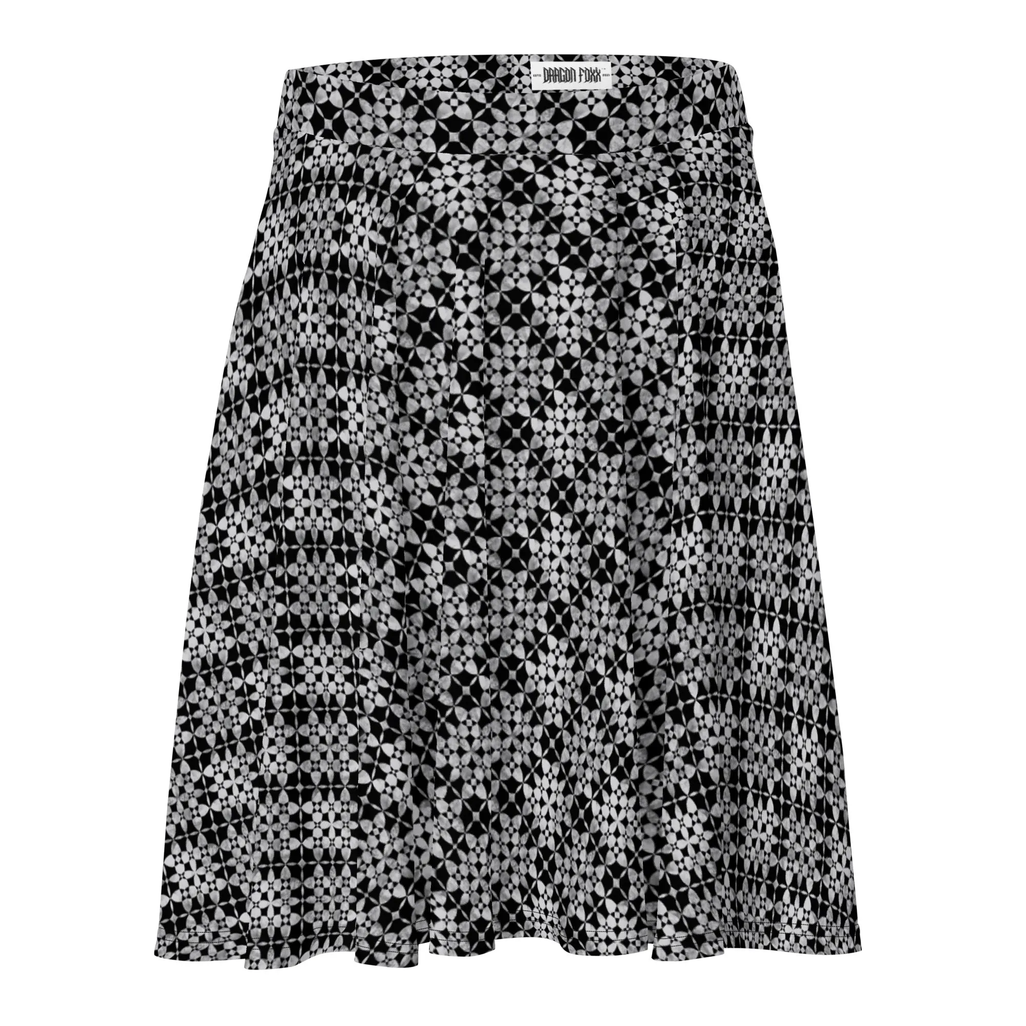 Monochrome Skater Skirt