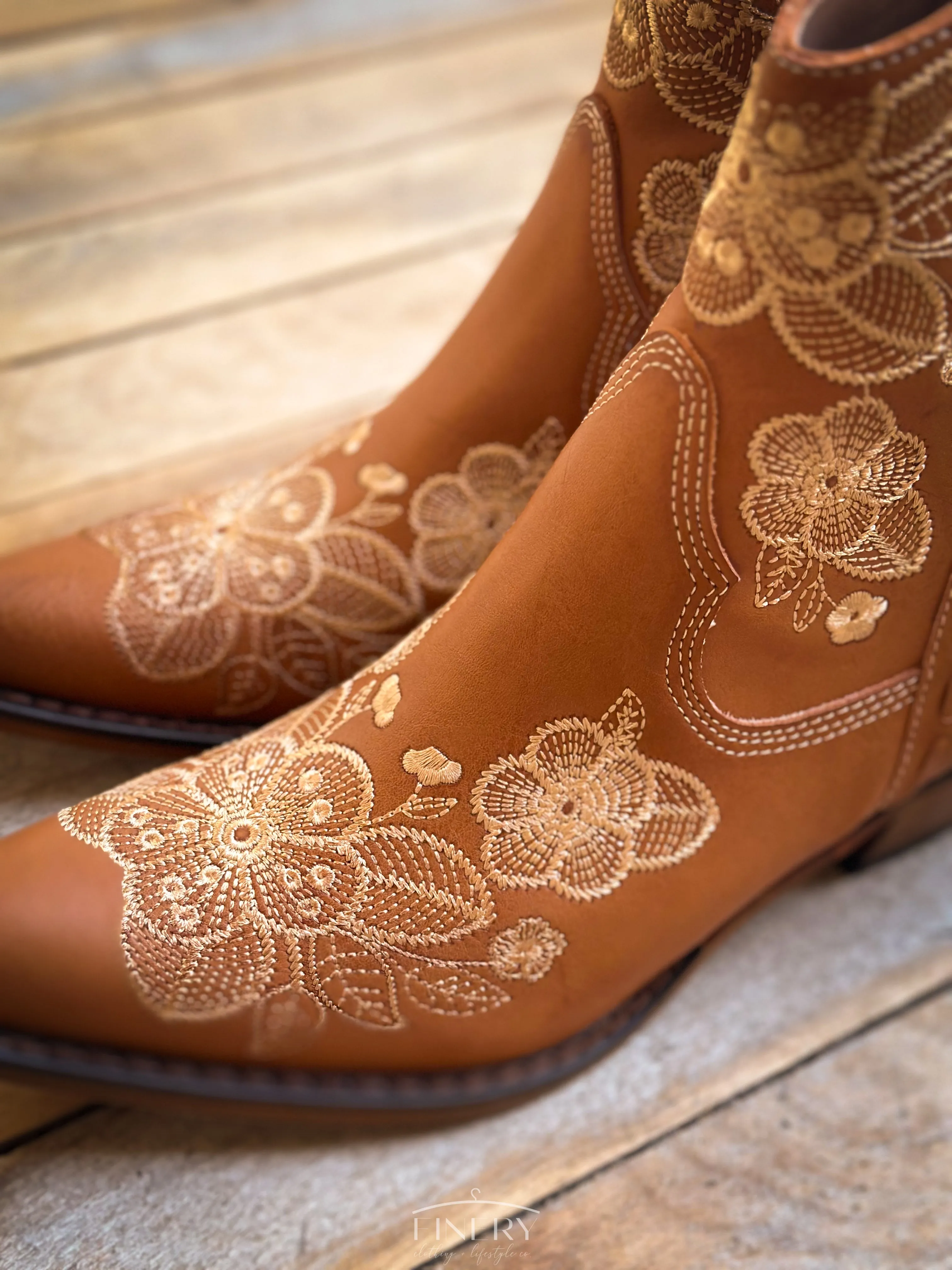 Naomi Embroidered Boots