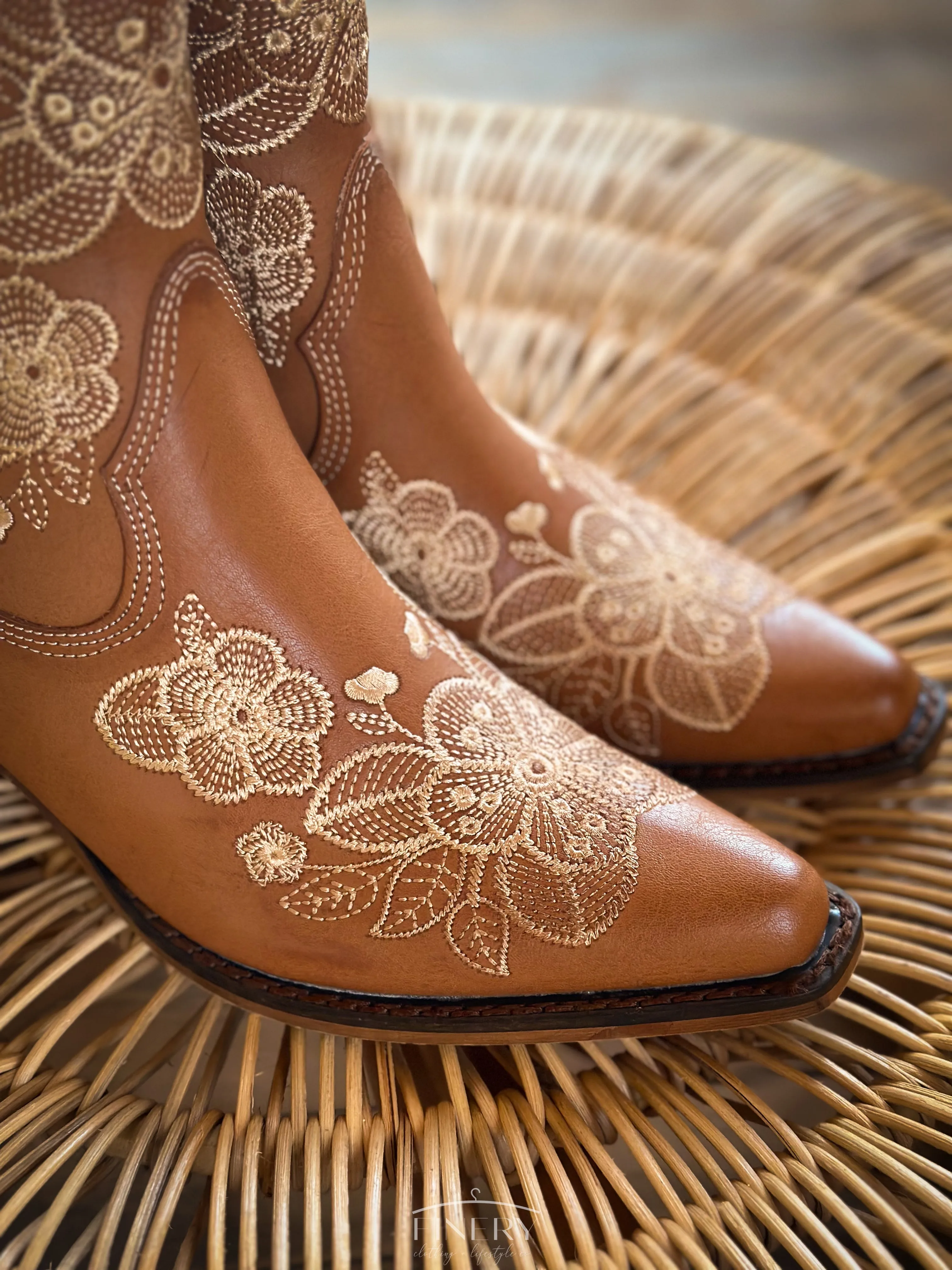 Naomi Embroidered Boots
