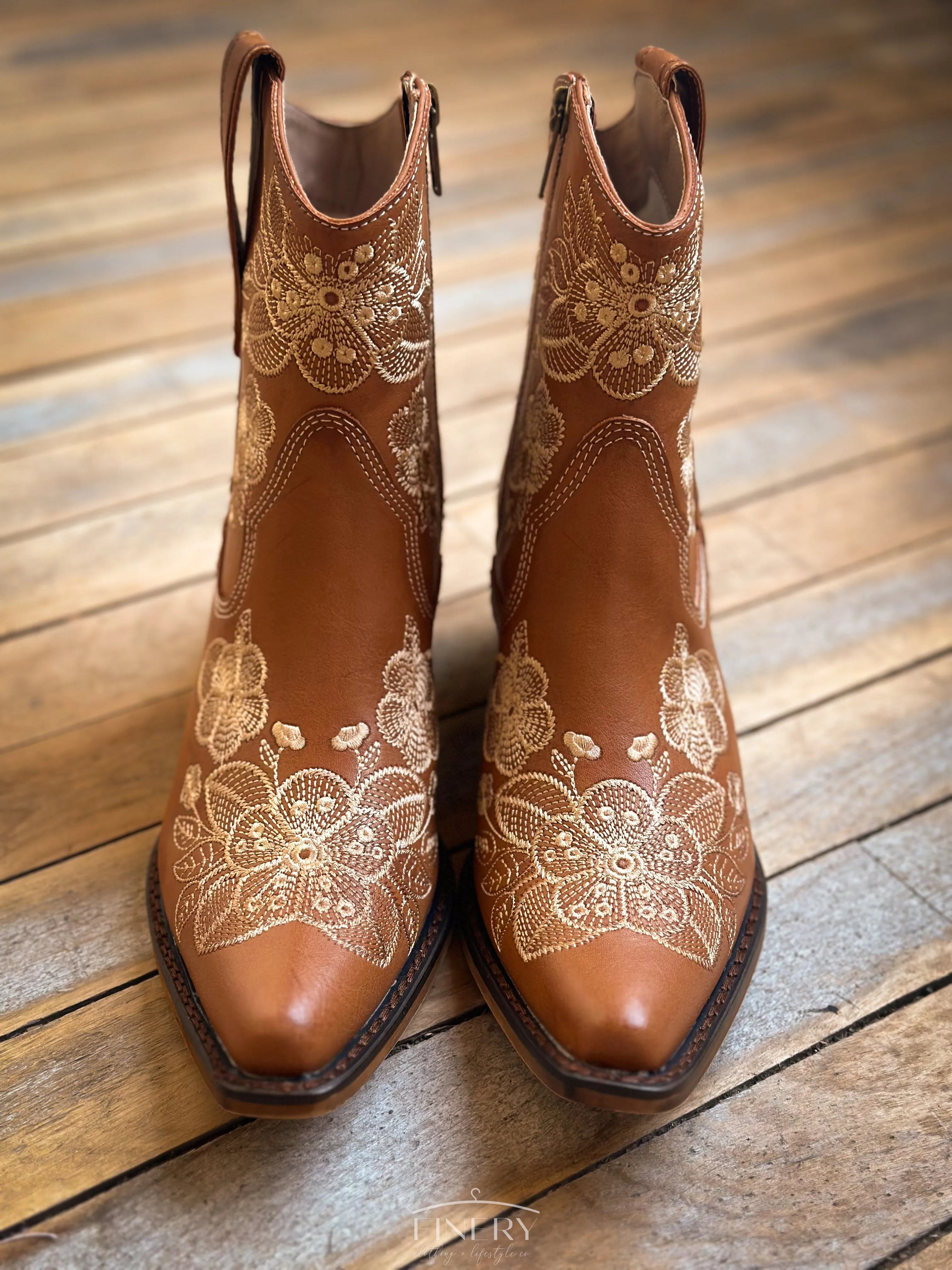 Naomi Embroidered Boots