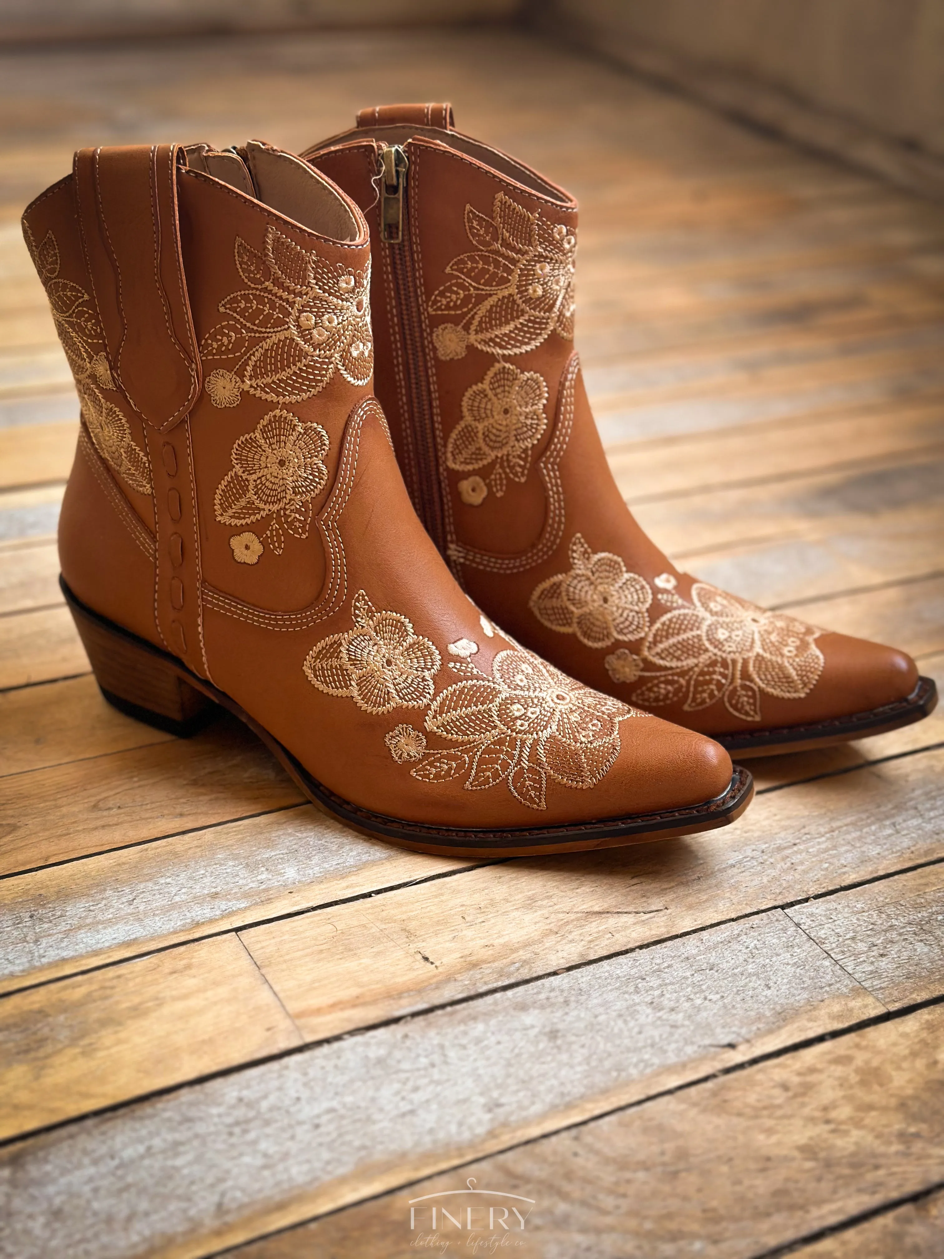Naomi Embroidered Boots