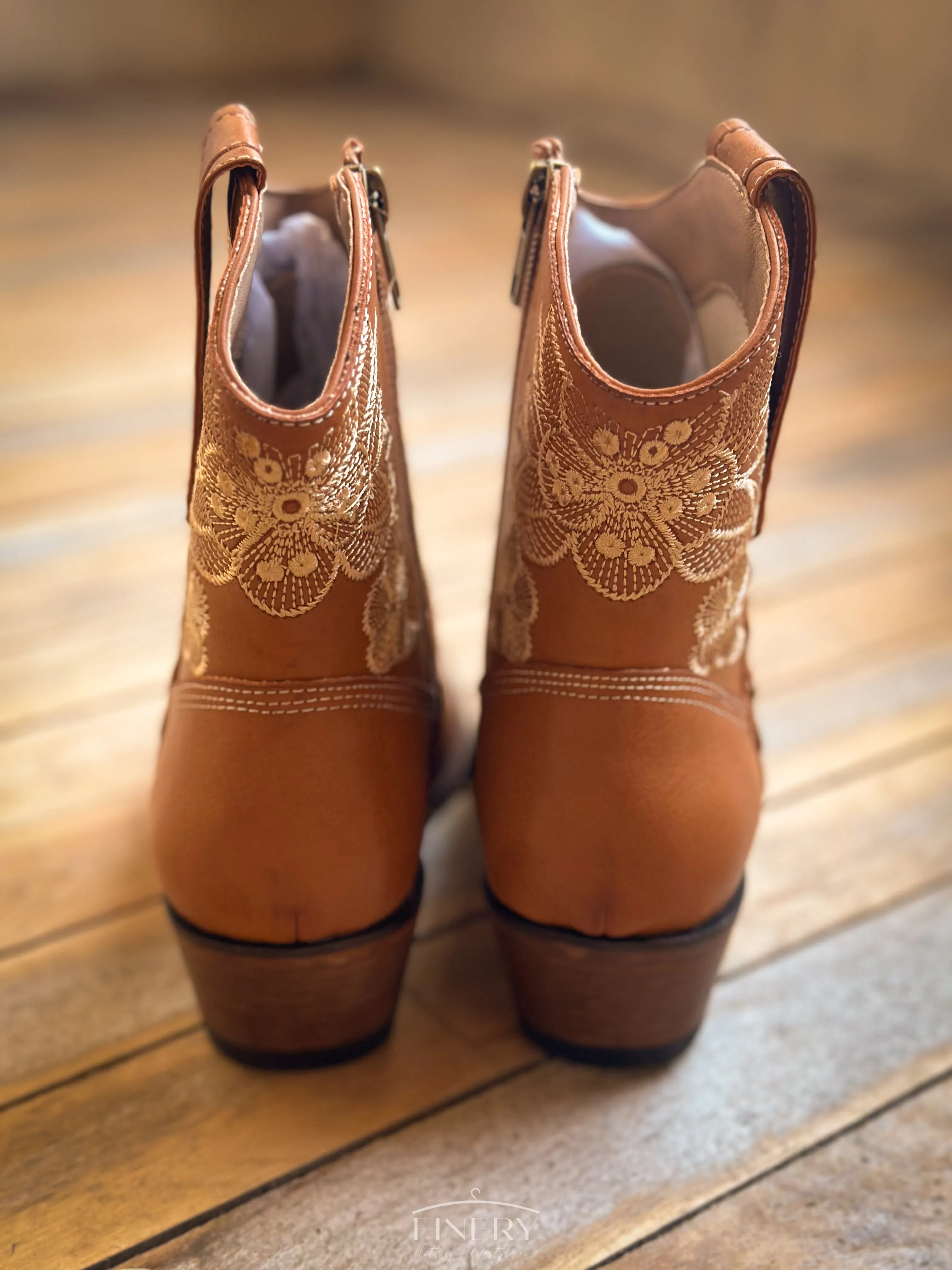 Naomi Embroidered Boots