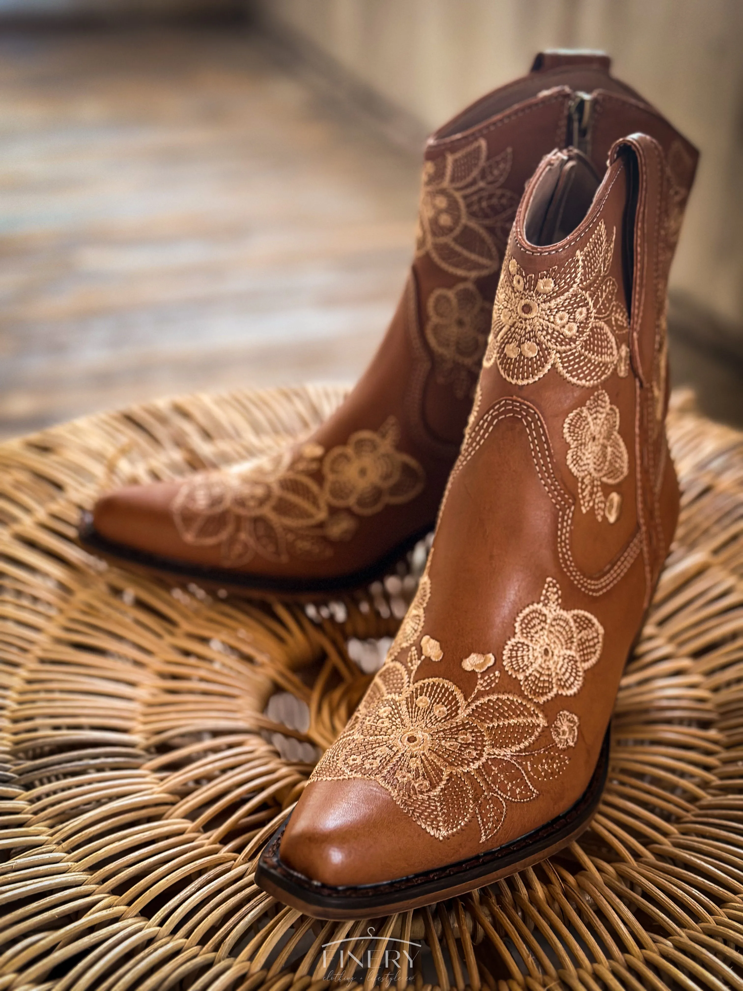 Naomi Embroidered Boots