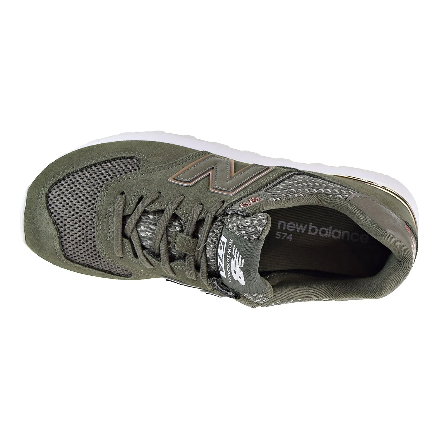 New Balance 574 All Day Rose Womens's Shoes Olive