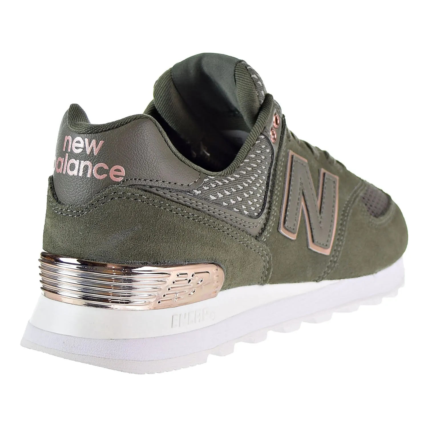 New Balance 574 All Day Rose Womens's Shoes Olive