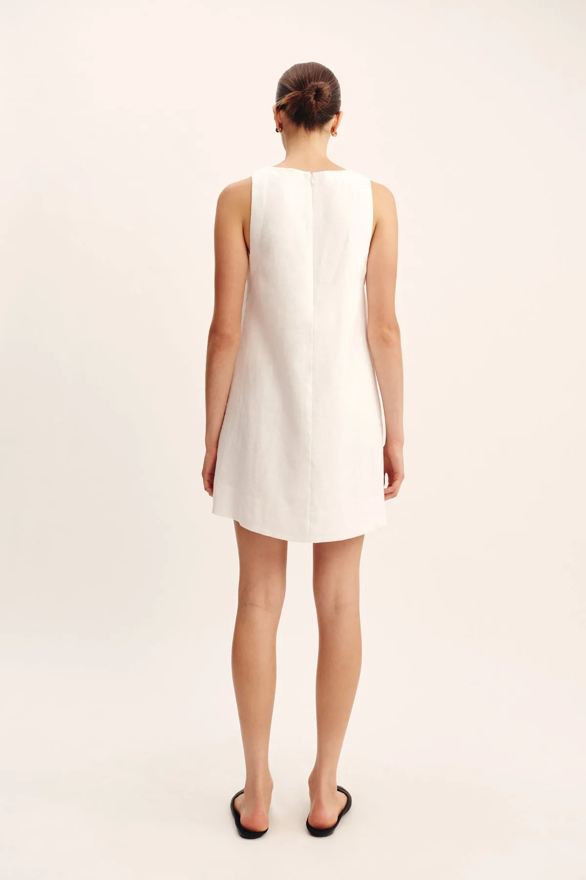 POPPY MINI DRESS - IVORY