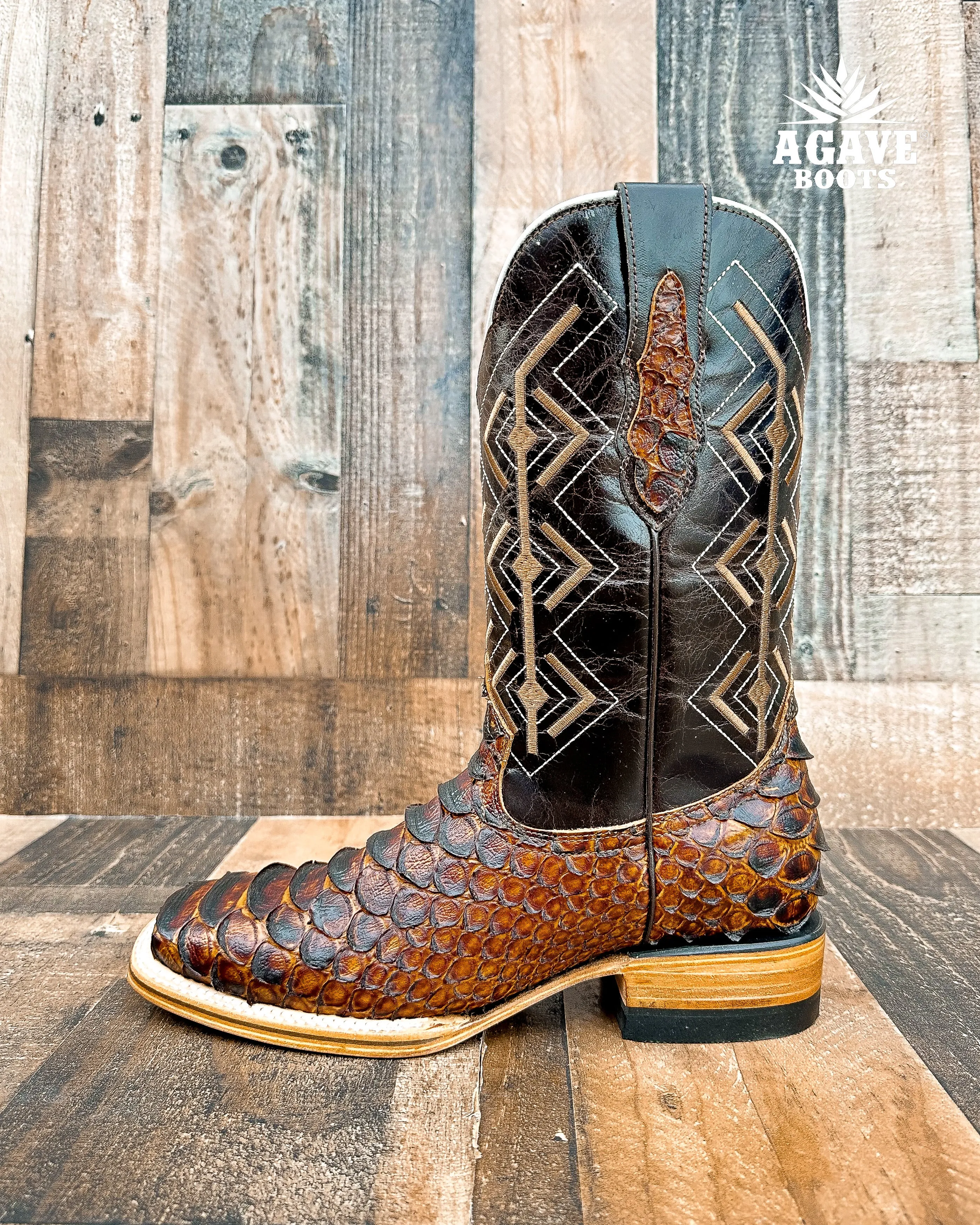 PYTHON MEGA | MEN SQUARE TOE WESTERN COWBOY BOOTS