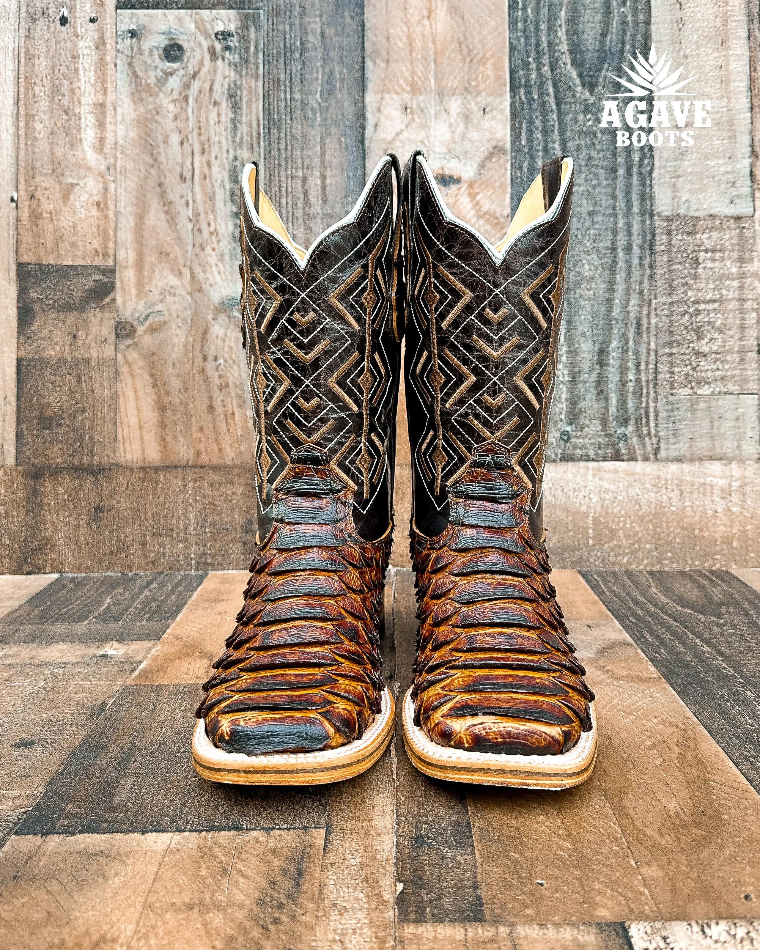 PYTHON MEGA | MEN SQUARE TOE WESTERN COWBOY BOOTS