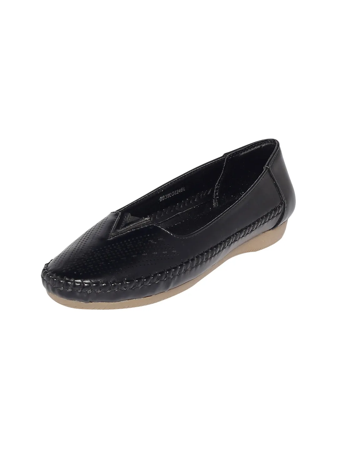 Rosa Black Loafers