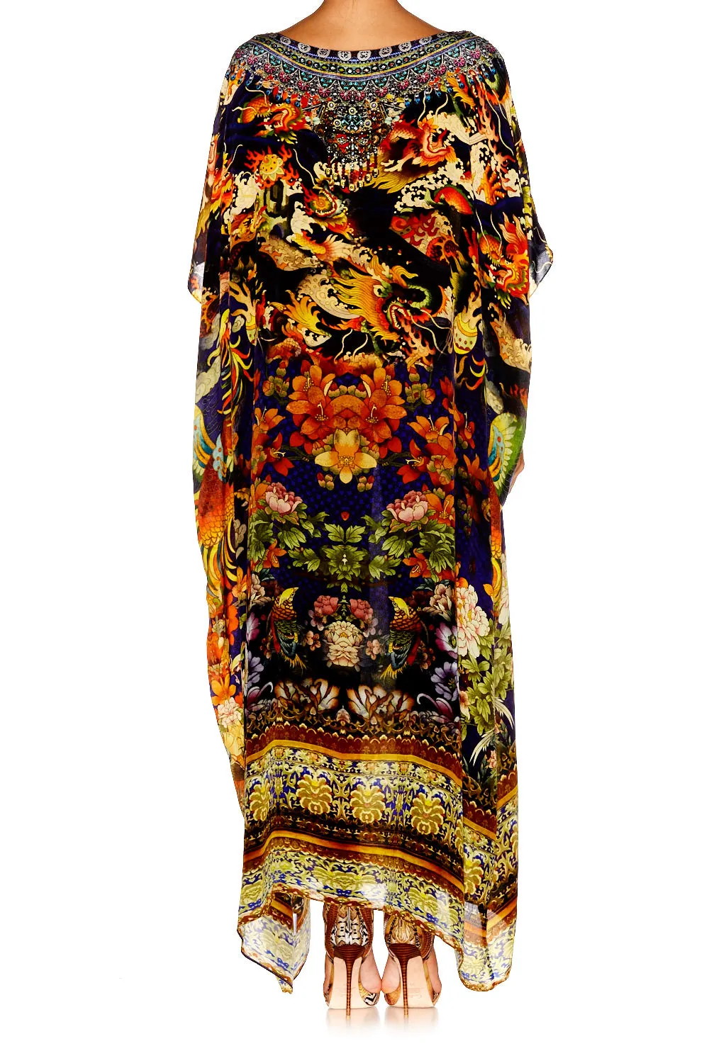 ROUND NECK KAFTAN PHOENIX RISE
