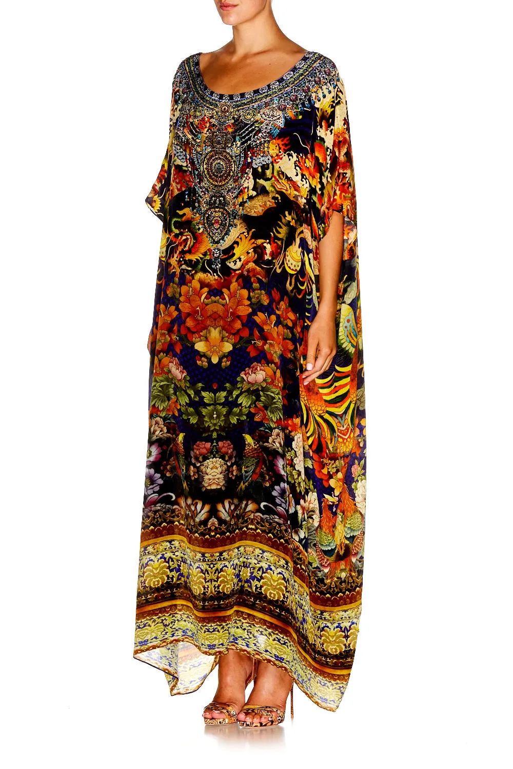 ROUND NECK KAFTAN PHOENIX RISE