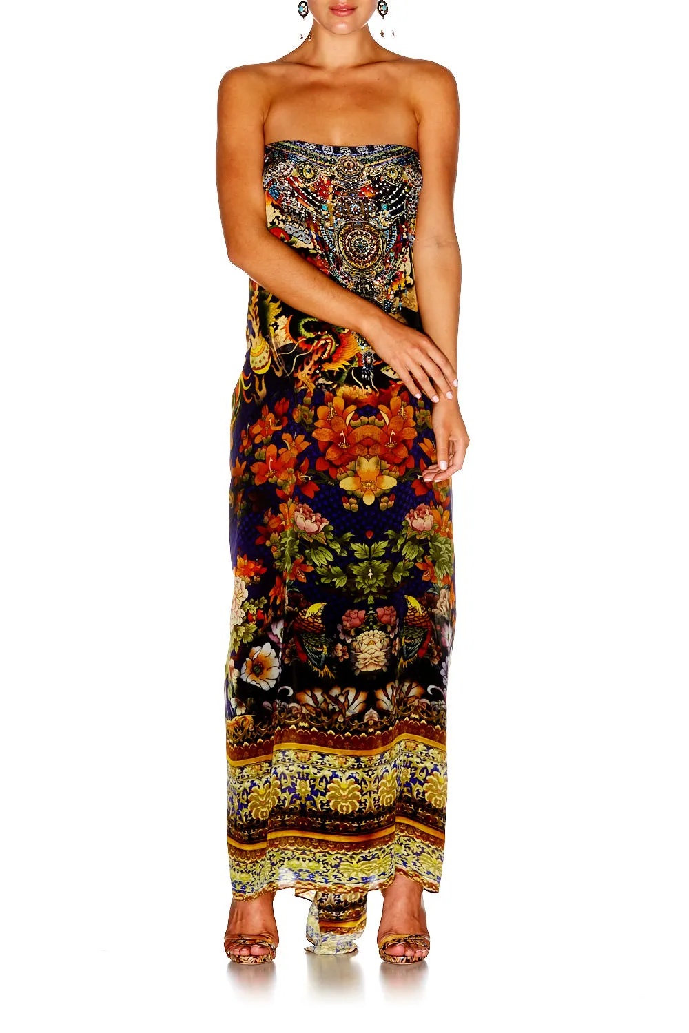 ROUND NECK KAFTAN PHOENIX RISE