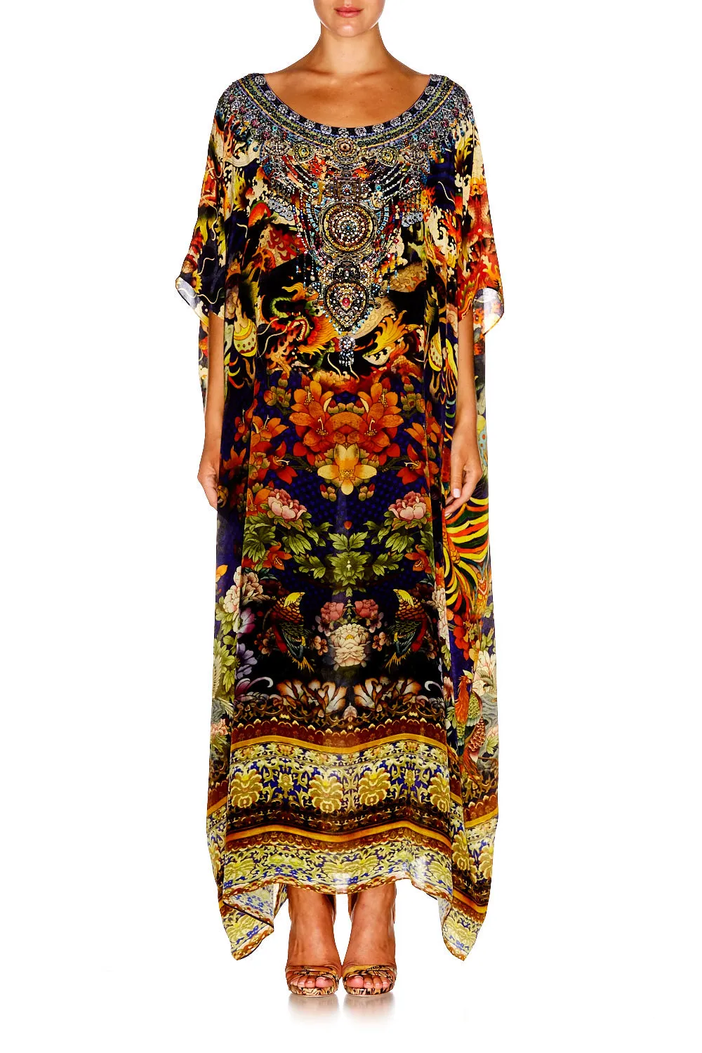 ROUND NECK KAFTAN PHOENIX RISE