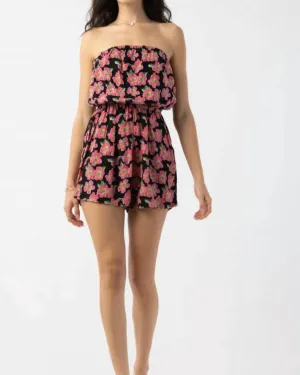 Saka Romper In Poipu Black | Poipu Black