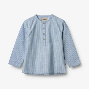 Shirt Bjørk - blue stripe