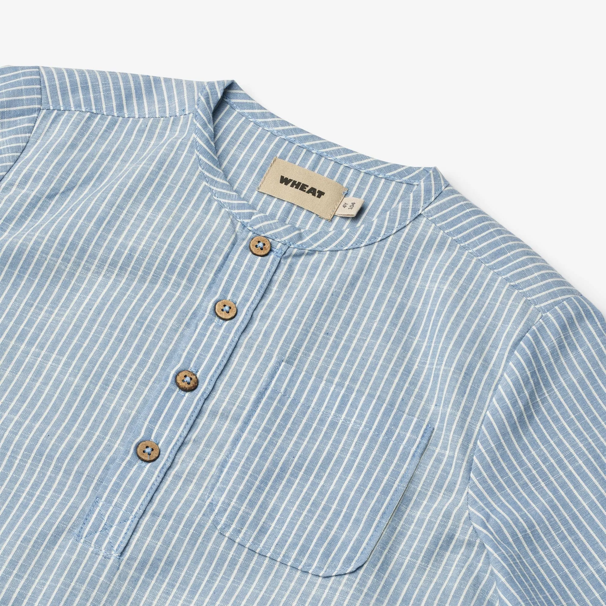 Shirt Bjørk - blue stripe