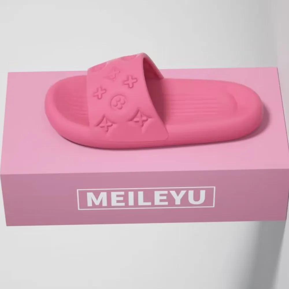 Simple Solid Color Slippers