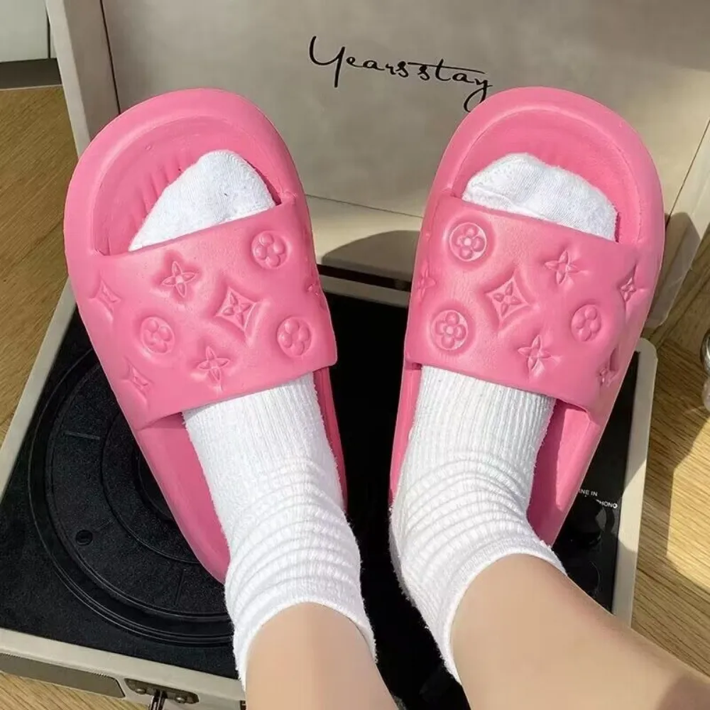 Simple Solid Color Slippers