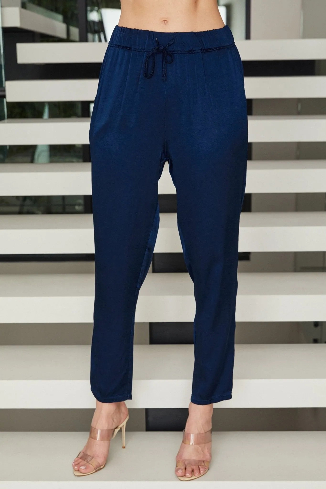 Solids Silky Straight Pants (Colors Available)