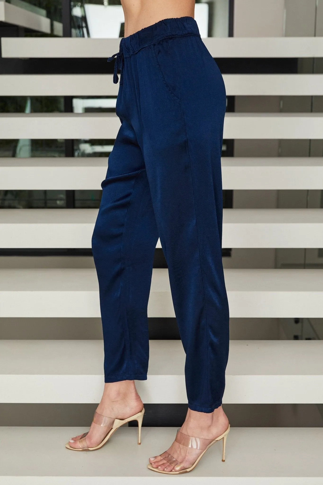 Solids Silky Straight Pants (Colors Available)
