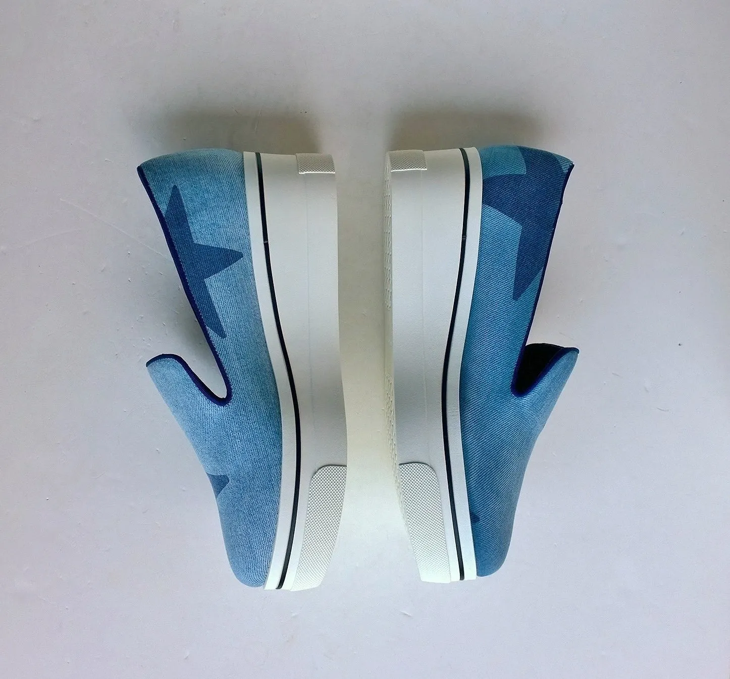 Stella McCartney Binx Denim sneakers loafers vegan