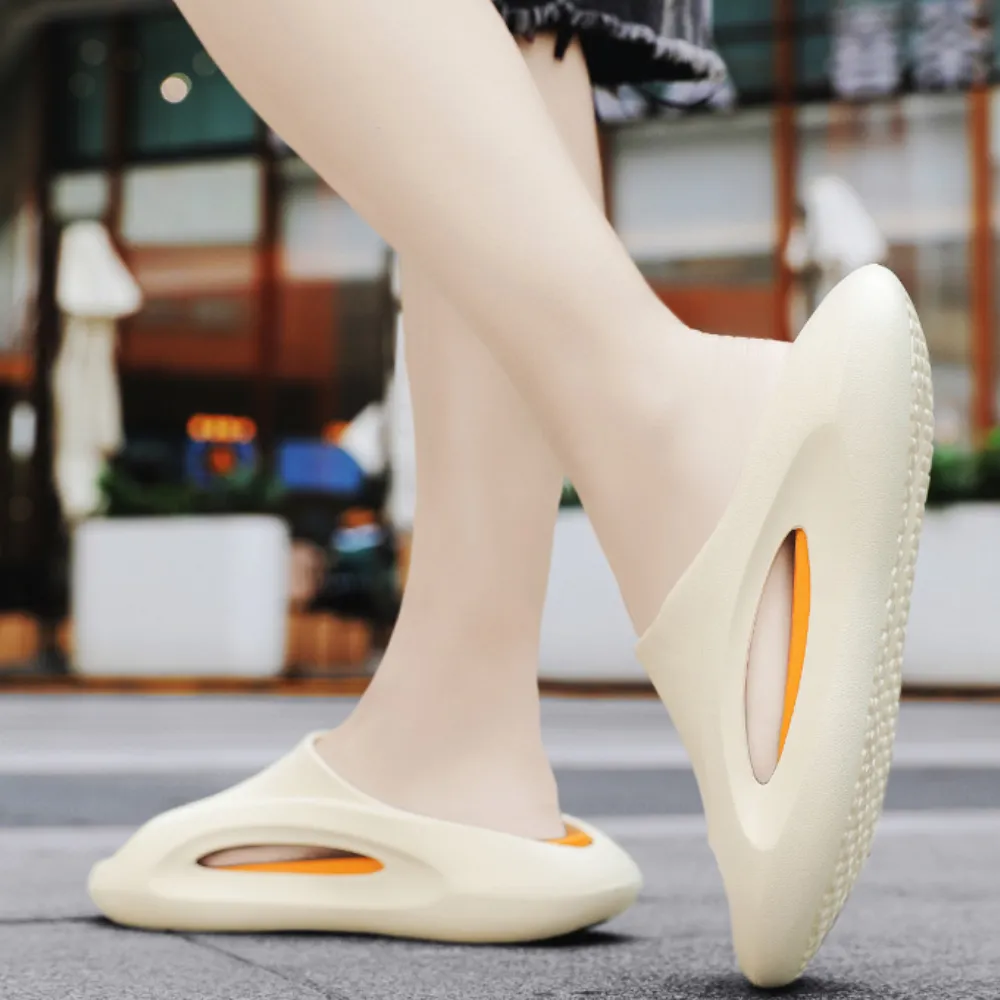 Street Contrasting Color Casual Slippers